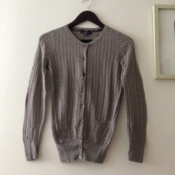 Gap very fine knit cable cardigan - Picture 1 of 8